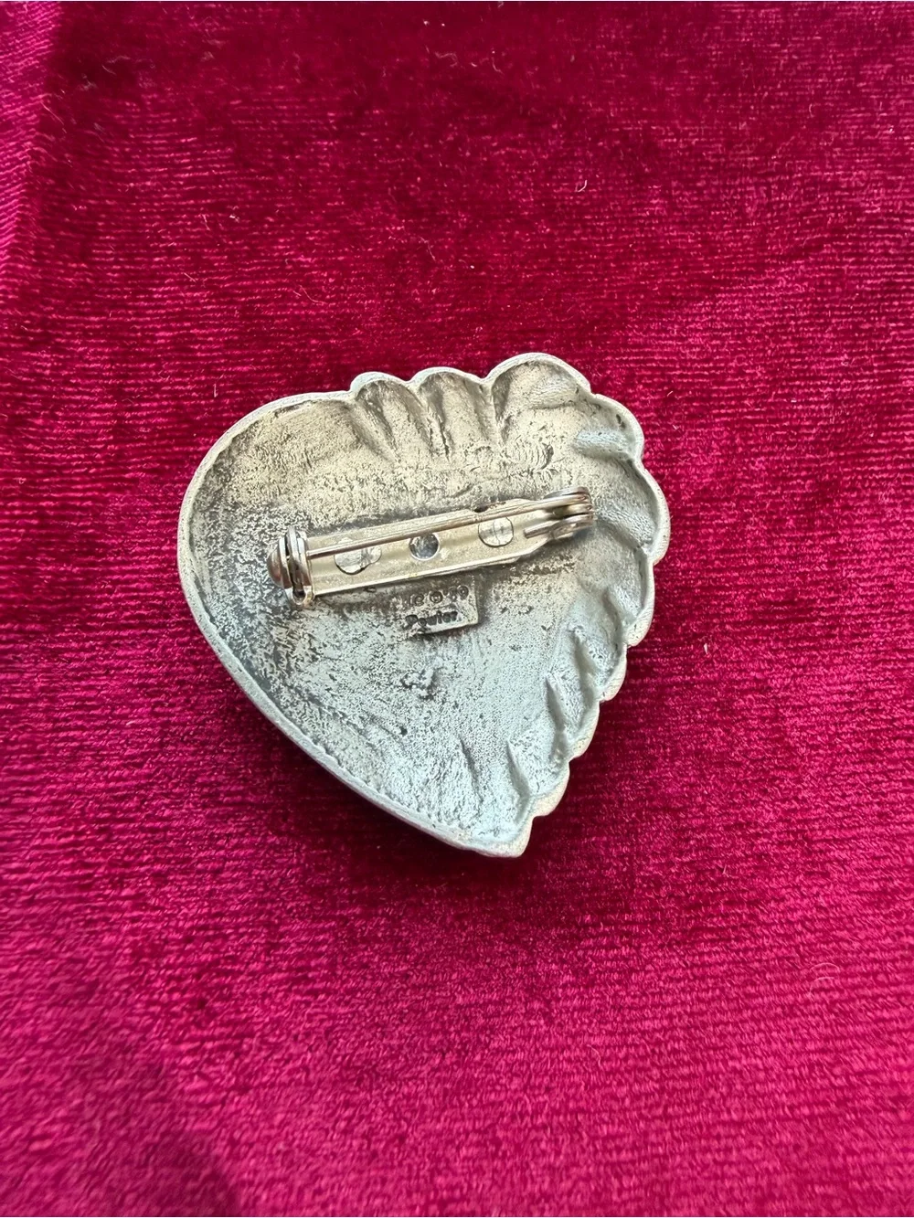 Vintage pewter ornate